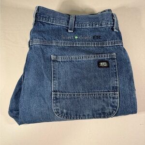 KEY Insect Shield‎ Carpenter Jeans 38x34 Workwear Denim